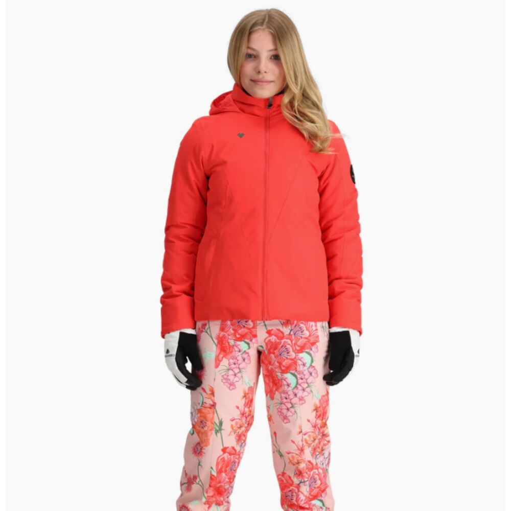 NWT Obermyer Rylee Jacket Aurora Rose Pink Teen Girls XL Snow Sorona Aura